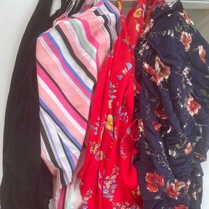 Lot of 4 tank top sleeveless shirts